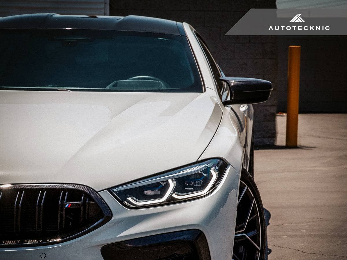 Kies-Motorsports AutoTecknic USA AutoTecknic Replacement Dry Carbon Mirror Covers - F92 M8