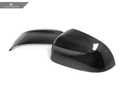 Kies-Motorsports AutoTecknic USA AutoTecknic Replacement Dry Carbon Mirror Covers - G01 X3 | G02 X4