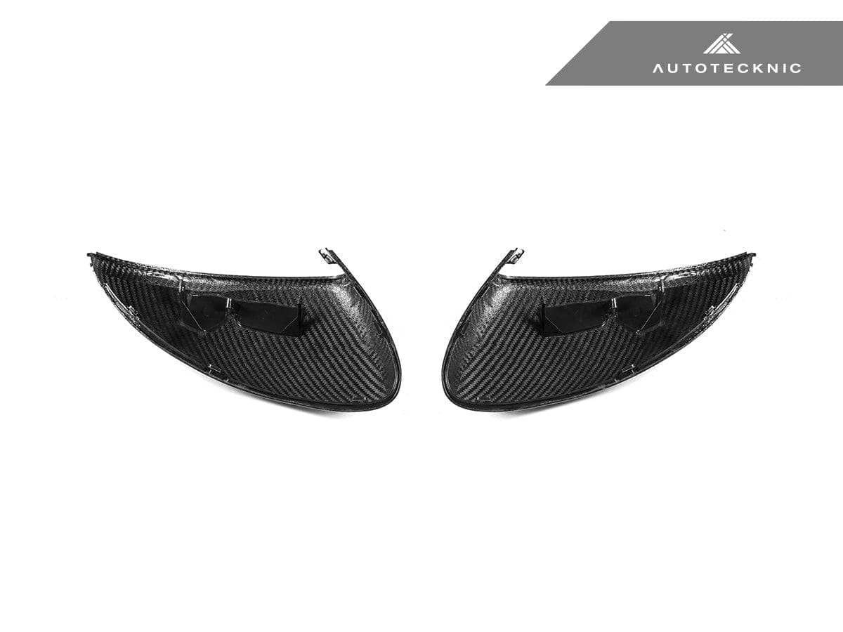 Kies-Motorsports AutoTecknic USA AutoTecknic Replacement Dry Carbon Mirror Covers - Porsche 958 Cayenne 2011-2014 Porsche 958 Cayenne Models / No