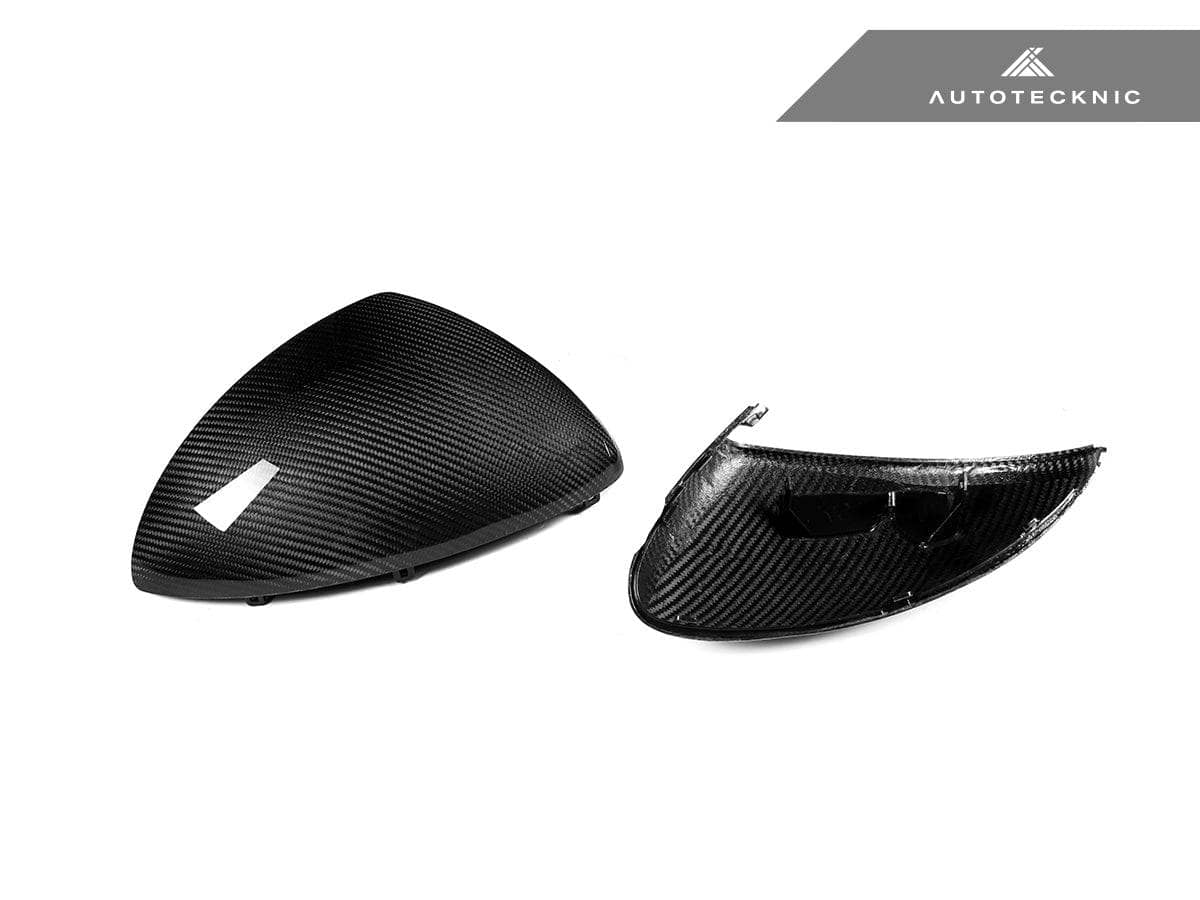 Kies-Motorsports AutoTecknic USA AutoTecknic Replacement Dry Carbon Mirror Covers - Porsche 958 Cayenne 2011-2014 Porsche 958 Cayenne Models / No