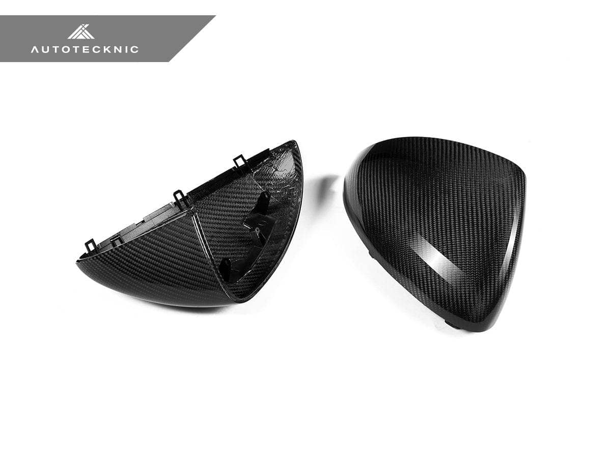 Kies-Motorsports AutoTecknic USA AutoTecknic Replacement Dry Carbon Mirror Covers - Porsche 958 Cayenne 2011-2014 Porsche 958 Cayenne Models / No