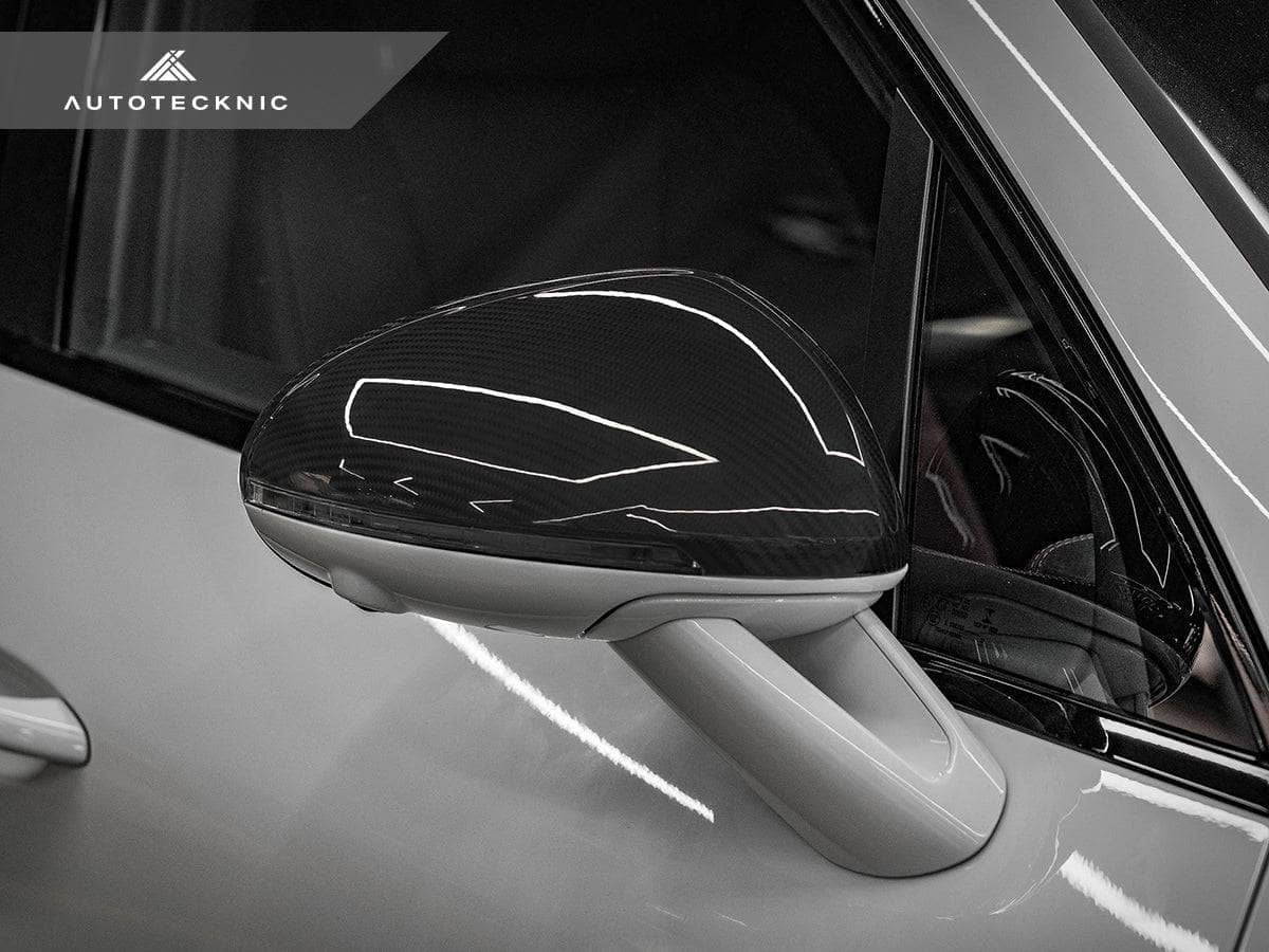 Kies-Motorsports AutoTecknic USA AutoTecknic Replacement Dry Carbon Mirror Covers - Porsche 95B Macan