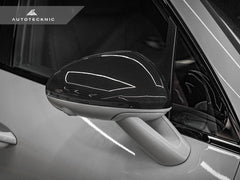 Kies-Motorsports AutoTecknic USA AutoTecknic Replacement Dry Carbon Mirror Covers - Porsche 95B Macan
