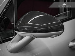 Kies-Motorsports AutoTecknic USA AutoTecknic Replacement Dry Carbon Mirror Covers - Porsche 95B Macan