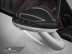 Kies-Motorsports AutoTecknic USA AutoTecknic Replacement Dry Carbon Mirror Covers - Porsche 95B Macan