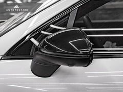 Kies-Motorsports AutoTecknic USA AutoTecknic Replacement Dry Carbon Mirror Covers - Porsche 9Y0 Cayenne 2019-2025 Porsche 9Y0 & 9Y0.2 Cayenne Models