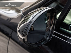 Kies-Motorsports AutoTecknic USA AutoTecknic Replacement Dry Carbon Mirror Covers - Porsche 9Y0 Cayenne 2019-2025 Porsche 9Y0 & 9Y0.2 Cayenne Models