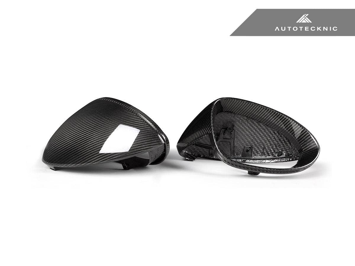 Kies-Motorsports AutoTecknic USA AutoTecknic Replacement Dry Carbon Mirror Covers - Porsche 9Y0 Cayenne 2019-2025 Porsche 9Y0 & 9Y0.2 Cayenne Models