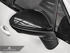 Kies-Motorsports AutoTecknic USA AutoTecknic Replacement Dry Carbon Mirror Covers - Porsche 9Y0 Cayenne 2019-2025 Porsche 9Y0 & 9Y0.2 Cayenne Models