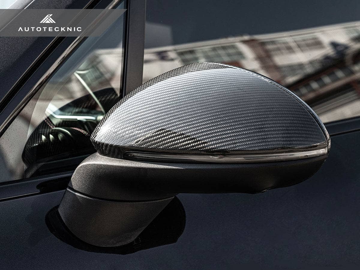 Kies-Motorsports AutoTecknic USA AutoTecknic Replacement Dry Carbon Mirror Covers - Porsche 9Y0 Cayenne 2019-2025 Porsche 9Y0 & 9Y0.2 Cayenne Models
