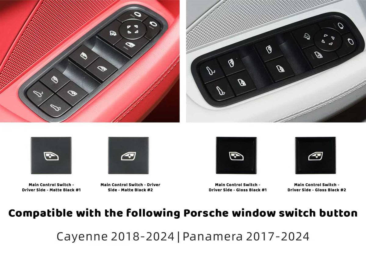 Kies-Motorsports AutoTecknic USA AutoTecknic Replacement Interior Window Switch Button - Porsche