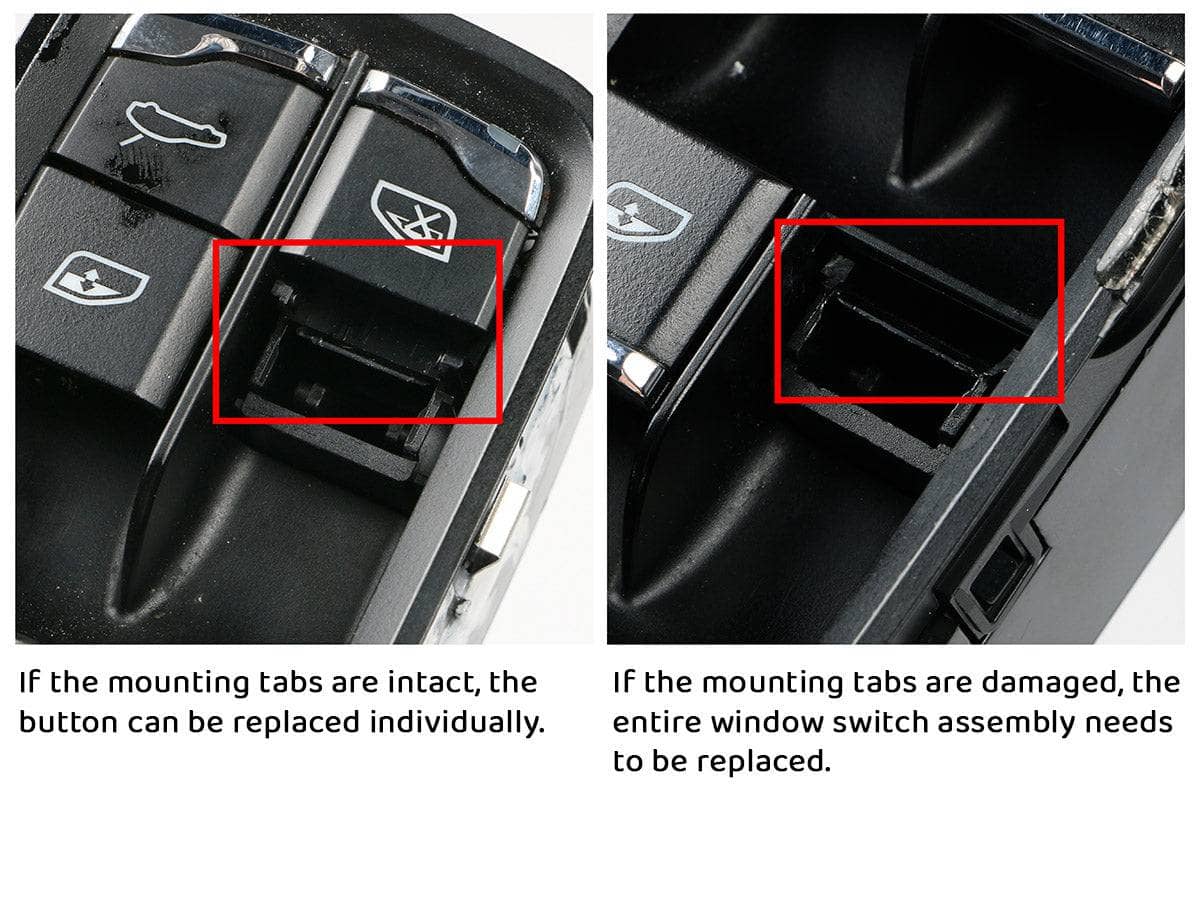 Kies-Motorsports AutoTecknic USA AutoTecknic Replacement Interior Window Switch Button - Porsche