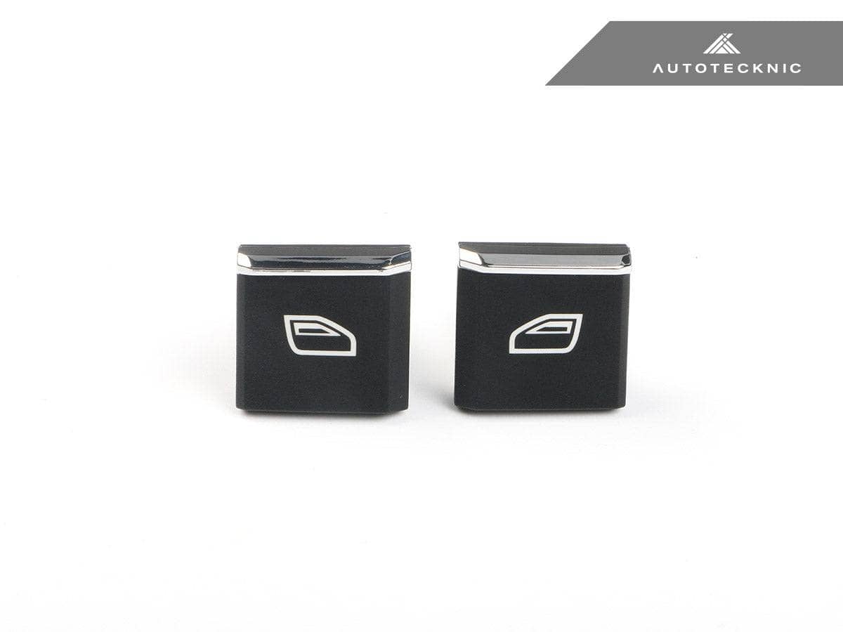 Kies-Motorsports AutoTecknic USA AutoTecknic Replacement Interior Window Switch Button - Porsche 911 2012-2019 | 718 2017-2025 | Boxster/ Cayman 2013-2016 (No Arrow) / Driver Side Switch Assembly - Front Left (#1)