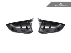 Kies-Motorsports AutoTecknic USA AutoTecknic Replacement Version II Aero Dry Carbon Mirror Covers - A90 Supra 2020-Up