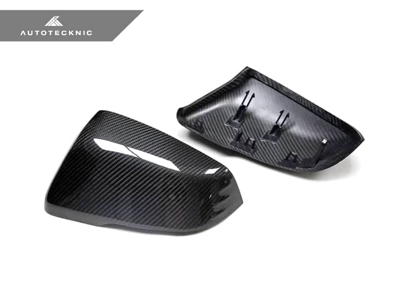 Kies-Motorsports AutoTecknic USA AutoTecknic Replacement Version II Dry Carbon Mirror Covers - A90 Supra 2020-Up