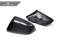 Kies-Motorsports AutoTecknic USA AutoTecknic Replacement Version II Dry Carbon Mirror Covers - A90 Supra 2020-Up