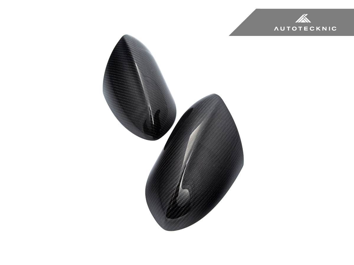 Kies-Motorsports AutoTecknic USA AutoTecknic Replacement Version II Dry Carbon Mirror Covers - E9X M3 | E82 1M
