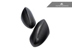Kies-Motorsports AutoTecknic USA AutoTecknic Replacement Version II Dry Carbon Mirror Covers - E9X M3 | E82 1M