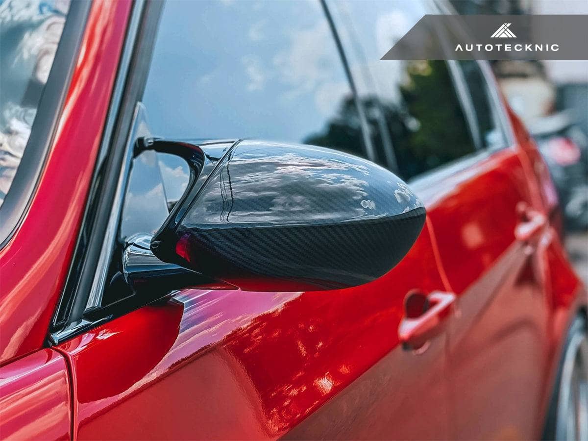 Kies-Motorsports AutoTecknic USA AutoTecknic Replacement Version II Dry Carbon Mirror Covers - E9X M3 | E82 1M