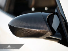Kies-Motorsports AutoTecknic USA AutoTecknic Replacement Version II Dry Carbon Mirror Covers - E9X M3 | E82 1M