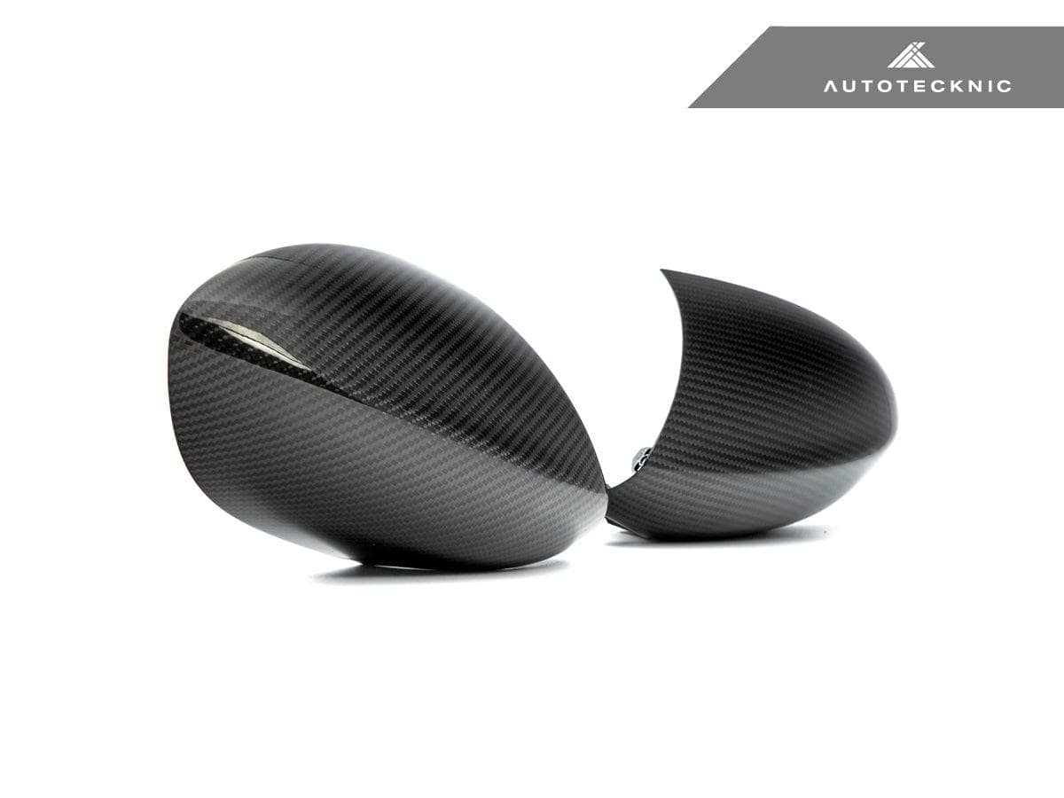 Kies-Motorsports AutoTecknic USA AutoTecknic Replacement Version II Dry Carbon Mirror Covers - E9X M3 | E82 1M