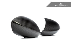 Kies-Motorsports AutoTecknic USA AutoTecknic Replacement Version II Dry Carbon Mirror Covers - E9X M3 | E82 1M