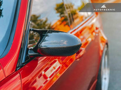Kies-Motorsports AutoTecknic USA AutoTecknic Replacement Version II Dry Carbon Mirror Covers - E9X M3 | E82 1M