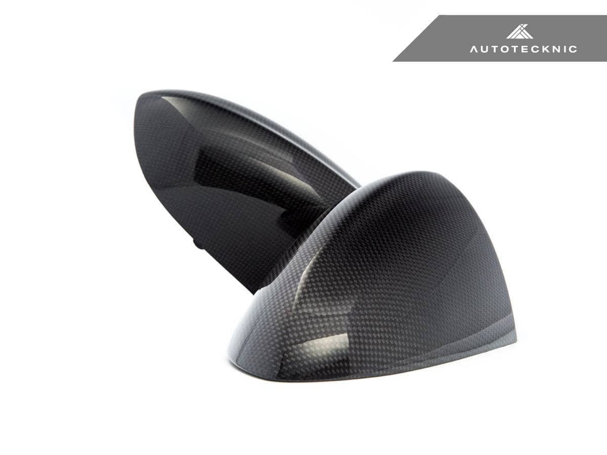Kies-Motorsports AutoTecknic USA AutoTecknic Replacement Version II Dry Carbon Mirror Covers - E9X M3 | E82 1M