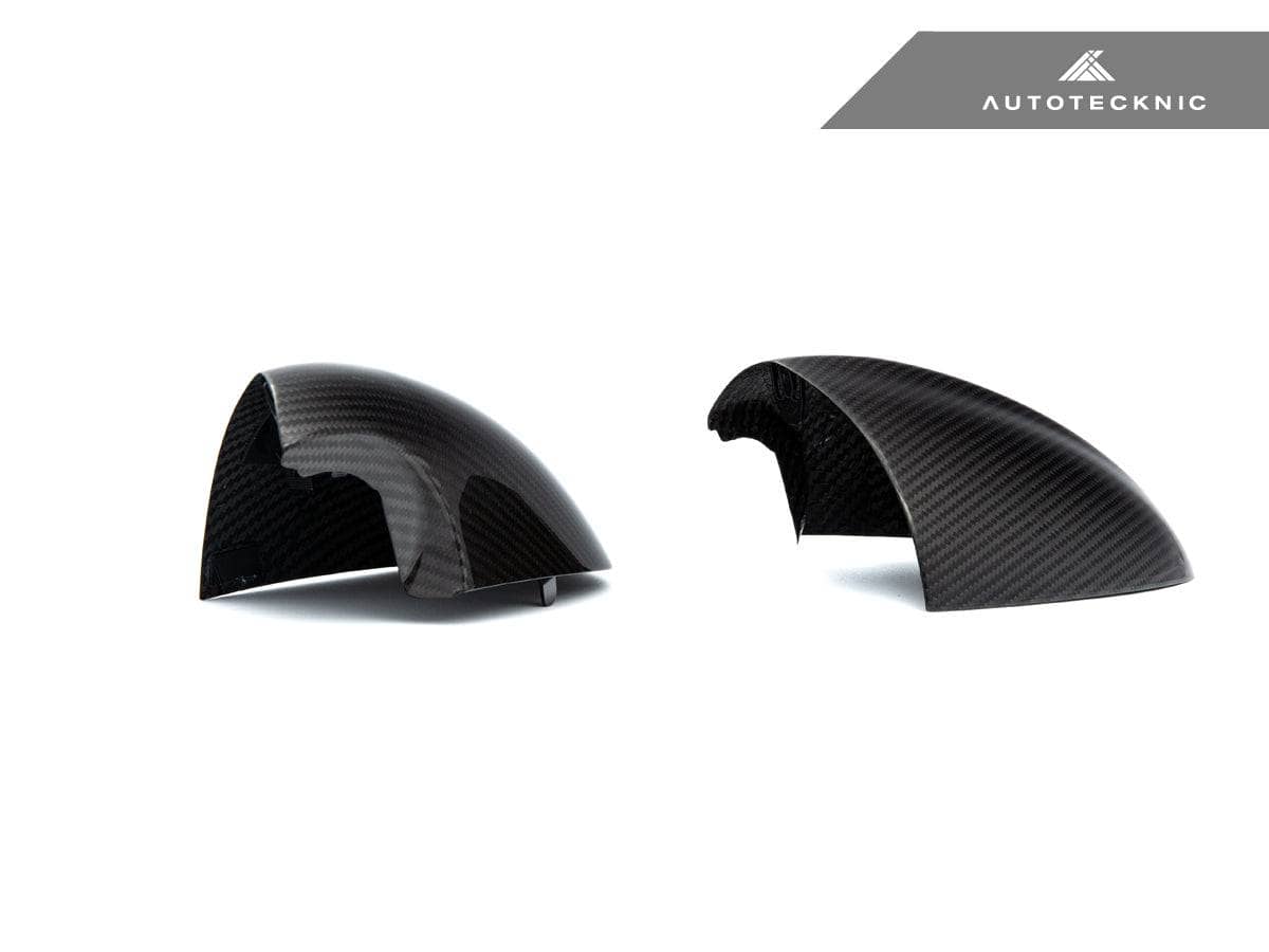 Kies-Motorsports AutoTecknic USA AutoTecknic Replacement Version II Dry Carbon Mirror Covers - E9X M3 | E82 1M