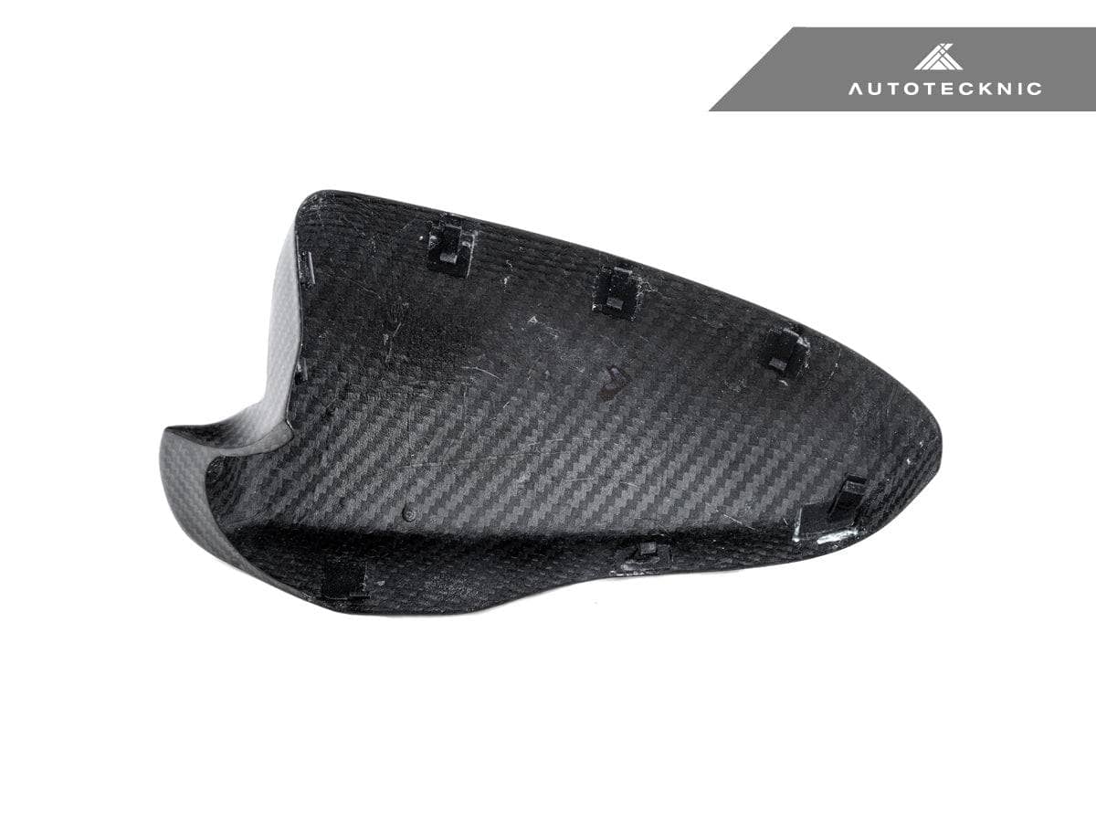 Kies-Motorsports AutoTecknic USA AutoTecknic Replacement Version II Dry Carbon Mirror Covers - F10 M5 F10 M5 / Gloss Finish / Twill Weave (2X2)