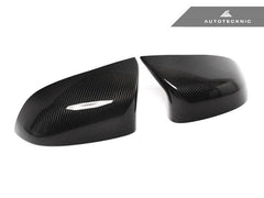 Kies-Motorsports AutoTecknic USA AutoTecknic Replacement Version II Dry Carbon Mirror Covers - F85 X5M | F86 X6M