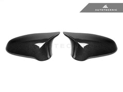 Kies-Motorsports AutoTecknic USA AutoTecknic Replacement Version II Dry Carbon Mirror Covers - F87 M2 Competition | F80 M3 | F82/ F83 M4