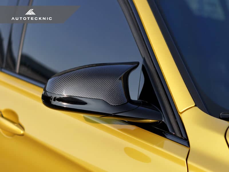 Kies-Motorsports AutoTecknic USA AutoTecknic Replacement Version II Dry Carbon Mirror Covers - F87 M2 Competition | F80 M3 | F82/ F83 M4