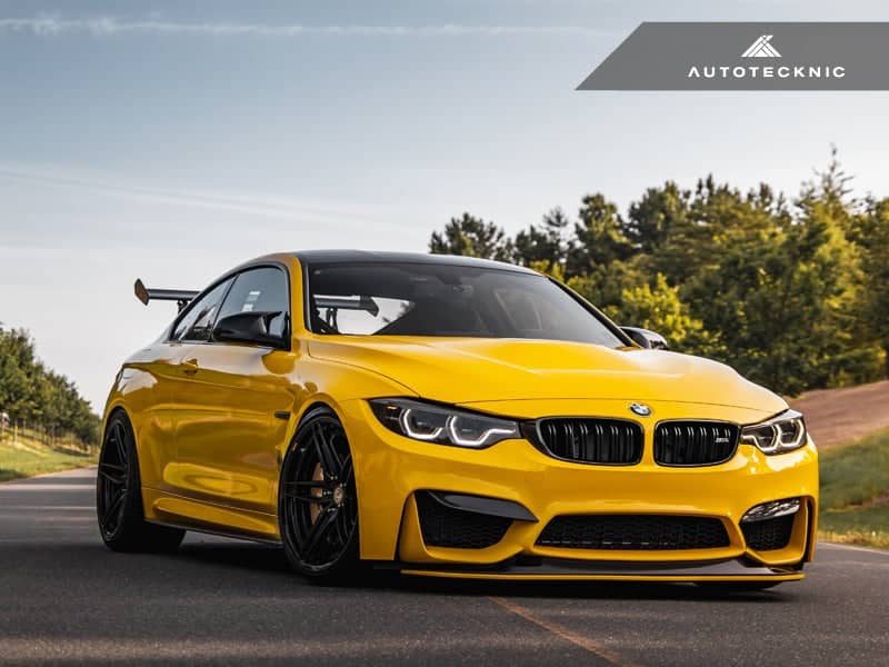 Kies-Motorsports AutoTecknic USA AutoTecknic Replacement Version II Dry Carbon Mirror Covers - F87 M2 Competition | F80 M3 | F82/ F83 M4