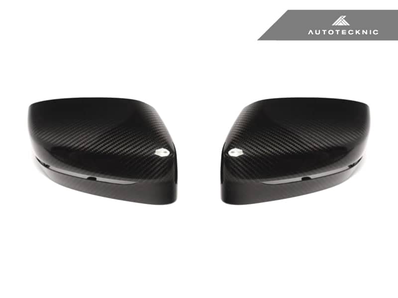 Kies-Motorsports AutoTecknic USA AutoTecknic Replacement Version II Dry Carbon Mirror Covers - G30 5-Series | G32 6-Series GT | G11 7-Series