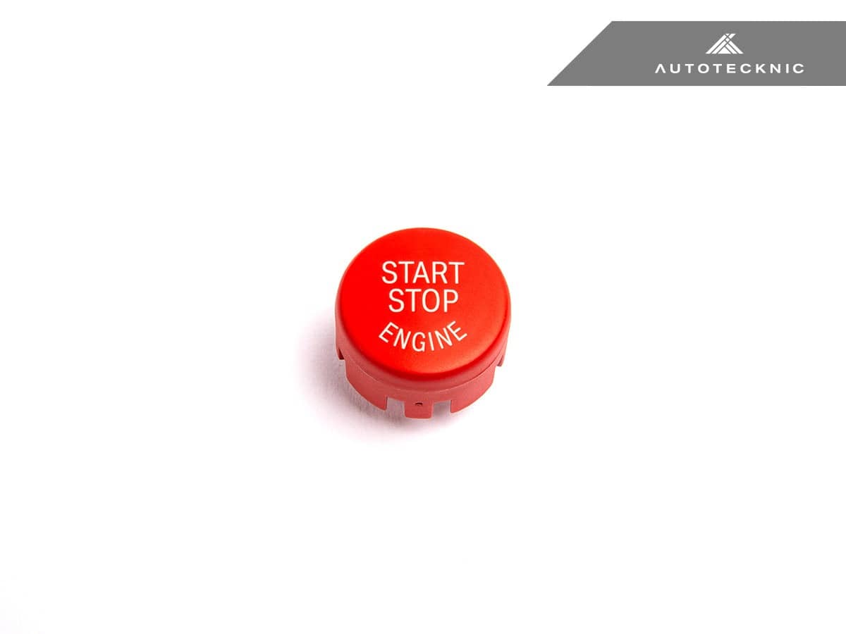 Kies-Motorsports AutoTecknic USA AutoTecknic Satin Red M1/ M2 Button Set - F06/ F12/ F13 M6 F06 M6 Gran Coupe / Yes - Add Satin Red Start/ Stop Button