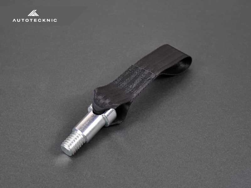 Kies-Motorsports AutoTecknic USA AutoTecknic Stainless Steel Tow Strap - F87 M2 | F80 M3 | F82/ F83 M4 F87 M2 / Black