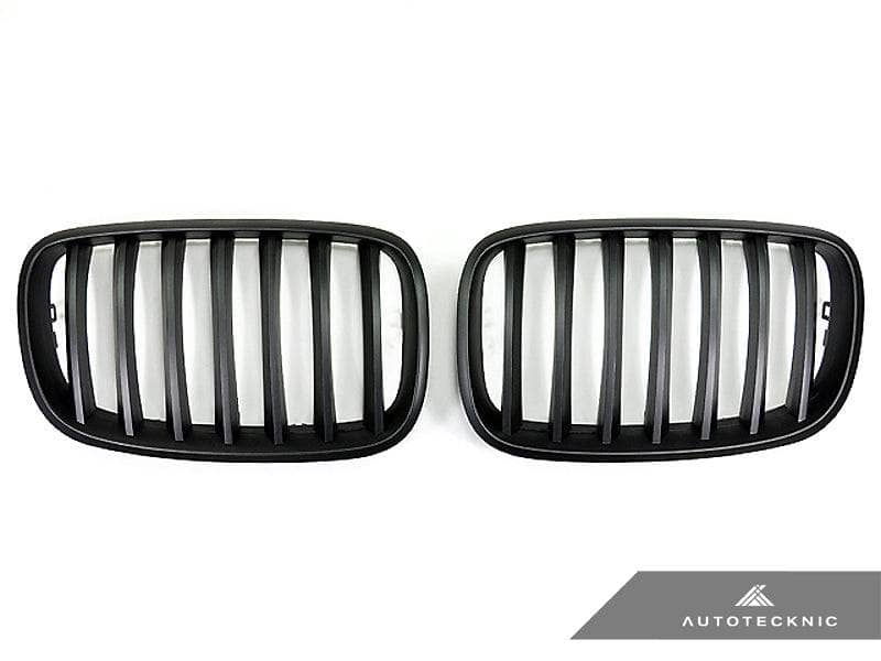 Kies-Motorsports AutoTecknic USA AutoTecknic Stealth Black Front Grille Set - E70 X5 / X5M | E71 X6 / X6M