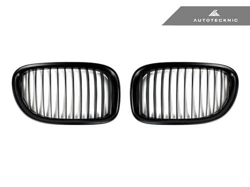 Kies-Motorsports AutoTecknic USA AutoTecknic Stealth Black Front Grille Set - F01/ F02 7-Series