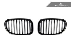 Kies-Motorsports AutoTecknic USA AutoTecknic Stealth Black Front Grille Set - F01/ F02 7-Series LCI