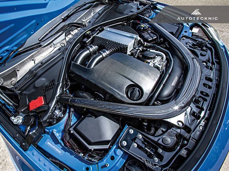 Kies-Motorsports AutoTecknic USA AutoTecknic Vacuumed Carbon Fiber Engine Cover - F80 M3 | F82 M4
