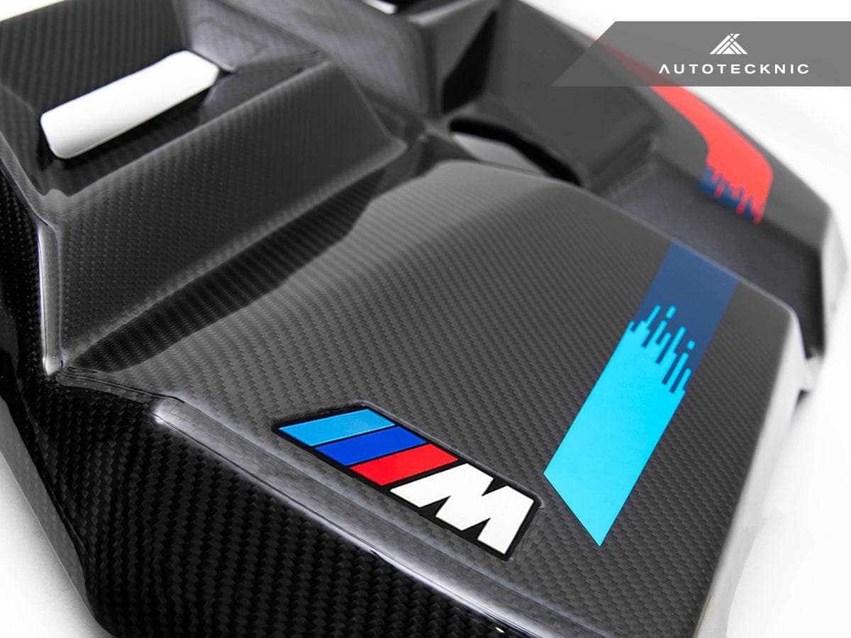 Kies-Motorsports AutoTecknic USA AutoTecknic Version II Dry Carbon Fiber Engine Cover - G80 M3 | G82/ G83 M4