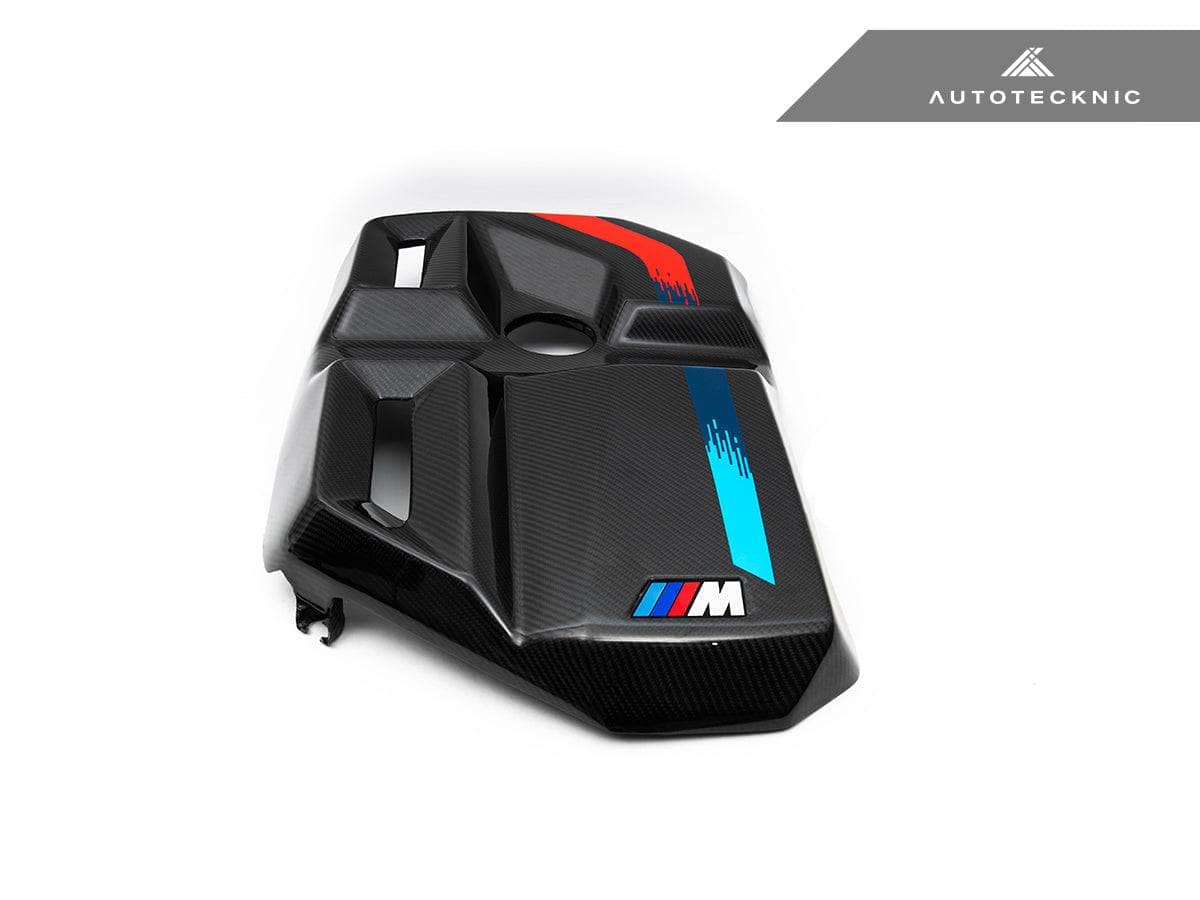 Kies-Motorsports AutoTecknic USA AutoTecknic Version II Dry Carbon Fiber Engine Cover - G80 M3 | G82/ G83 M4