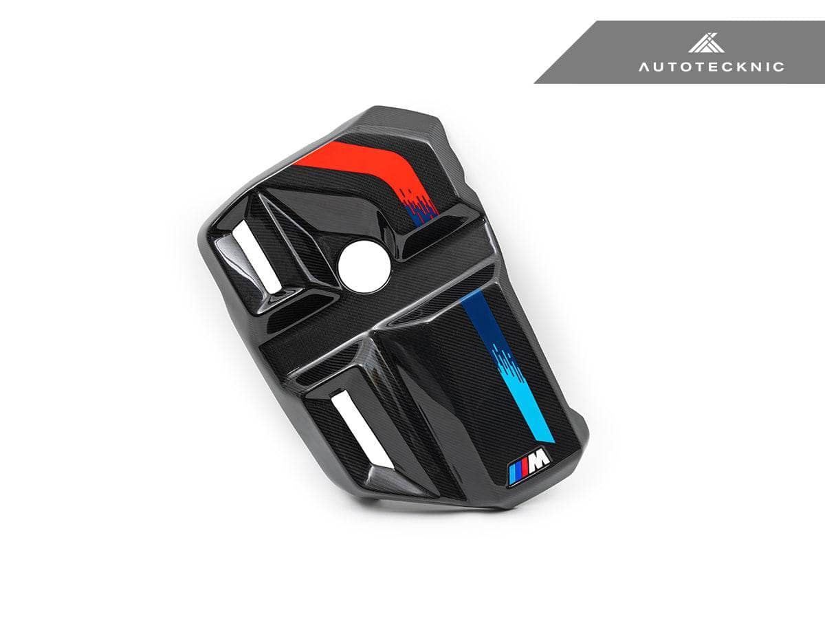 Kies-Motorsports AutoTecknic USA AutoTecknic Version II Dry Carbon Fiber Engine Cover - G80 M3 | G82/ G83 M4