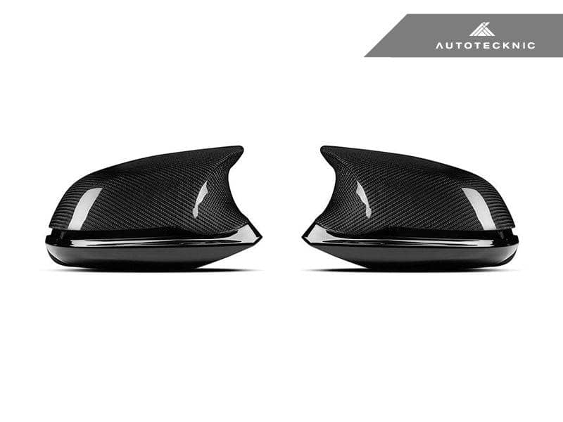 Kies-Motorsports AutoTecknic USA AutoTecknic Version III M-Inspired Dry Carbon Mirror Housing Kit - F22 2-Series | F30 3-Series | F32 4-Series | F87 M2