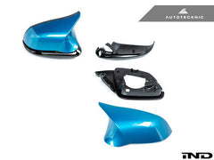 Kies-Motorsports AutoTecknic USA AutoTecknic Version III M-Inspired Mirror Housing Kit - F22 2-Series | F30 3-Series | F32 4-Series | F87 M2