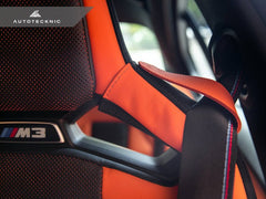 Kies-Motorsports AutoTecknic USA SWorx Seatbelt Retaining Guide Set - M Carbon Bucket Seat