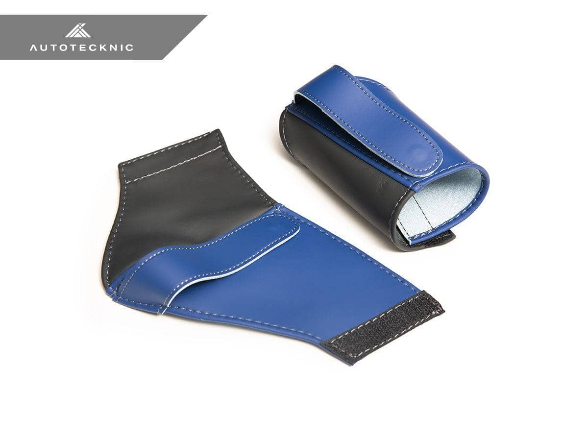 Kies-Motorsports AutoTecknic USA SWorx Seatbelt Retaining Guide Set - M Carbon Bucket Seat Fjord Blue/ Black