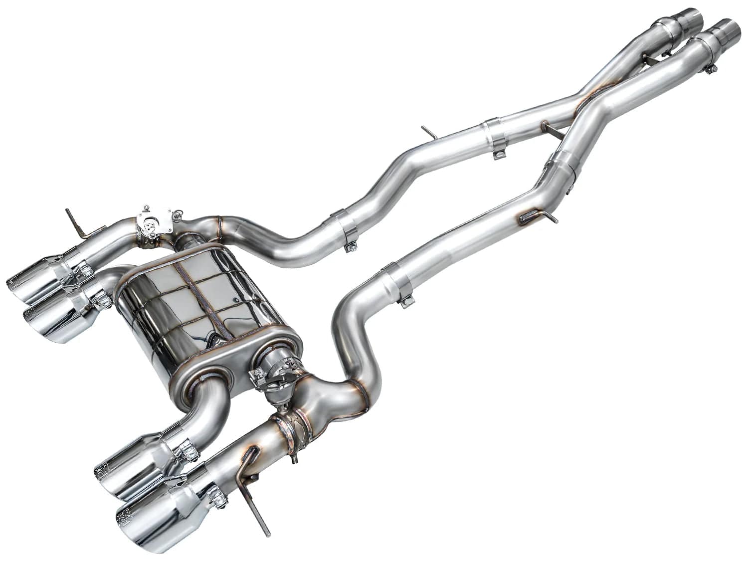 Kies-Motorsports AWE AWE EXHAUST SUITE FOR G87 BMW M2 AWE SwitchPath™ Exhaust for BMW G87 M2 - Chrome Silver Tips