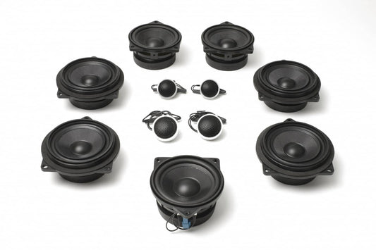 Kies-Motorsports Bavsound BACKORDERED – SHIPS FIRST WEEK OF JANUARY – ORDER NOW TO SECURE YOUR DISCOUNT - LIMITED FUTURE INVENTORY - Stage One BMW Speaker Upgrade for E63 Coupe with Premium Top Hi-Fi